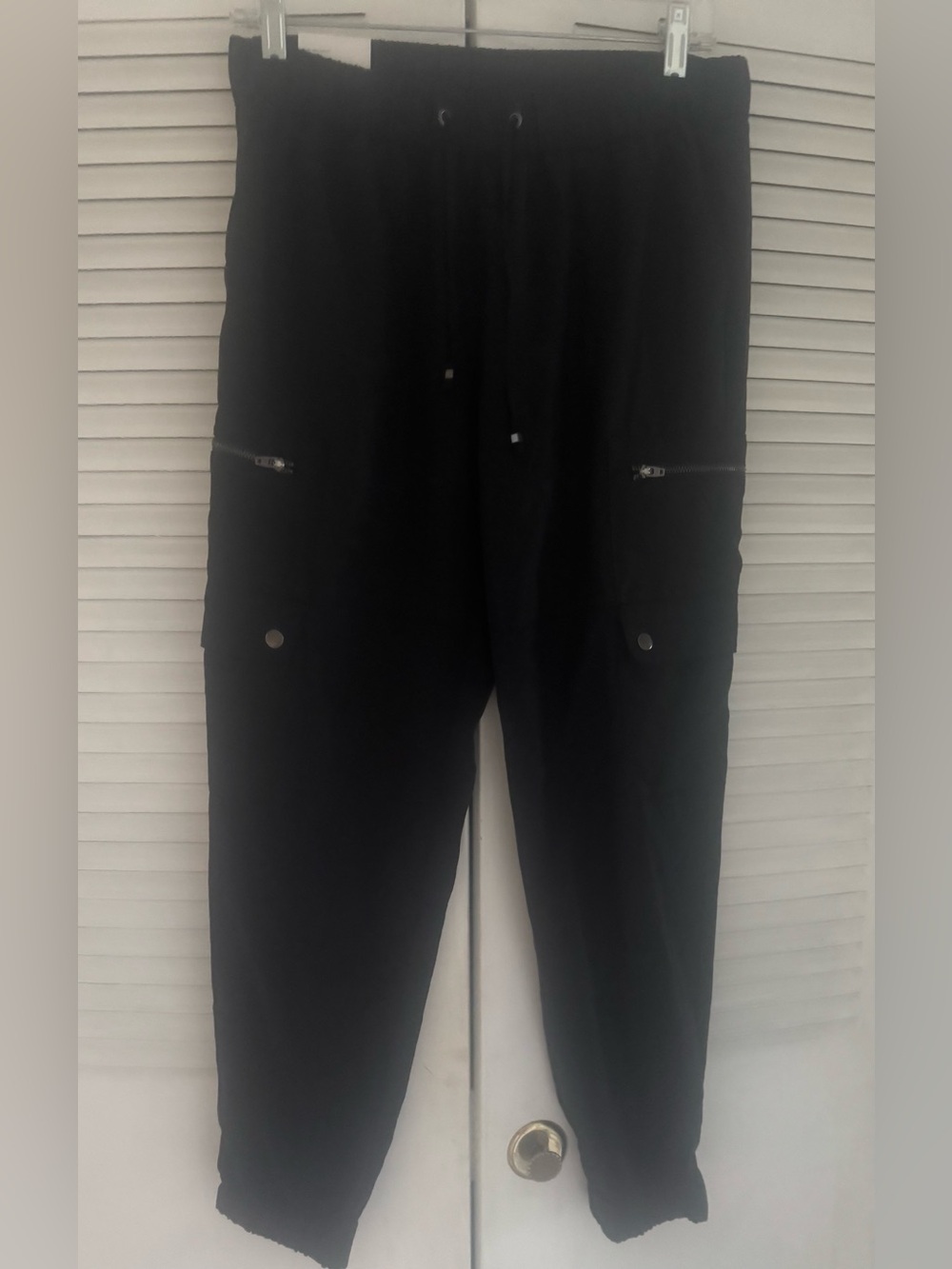 Banana Republic Women’s  Black Cargo Jogger Pants - Casual Comfort